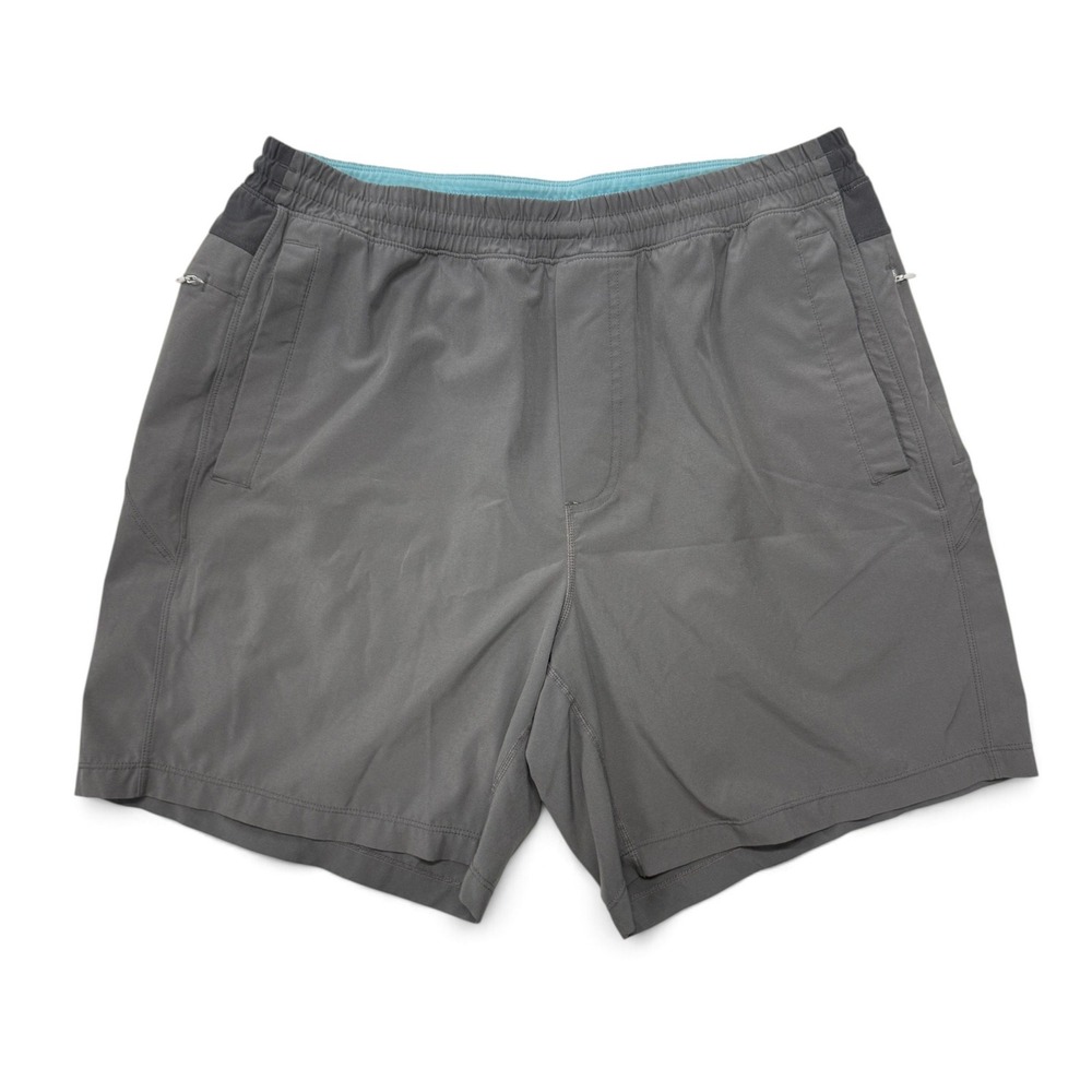 Birddogs Boom Classic Gray 2-in-1 Gym Shorts Mens XL Built-in Liner 7" Inseam